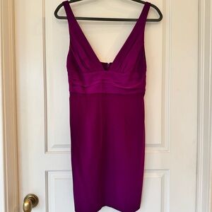 Elegant Purple Sleeveless Dress